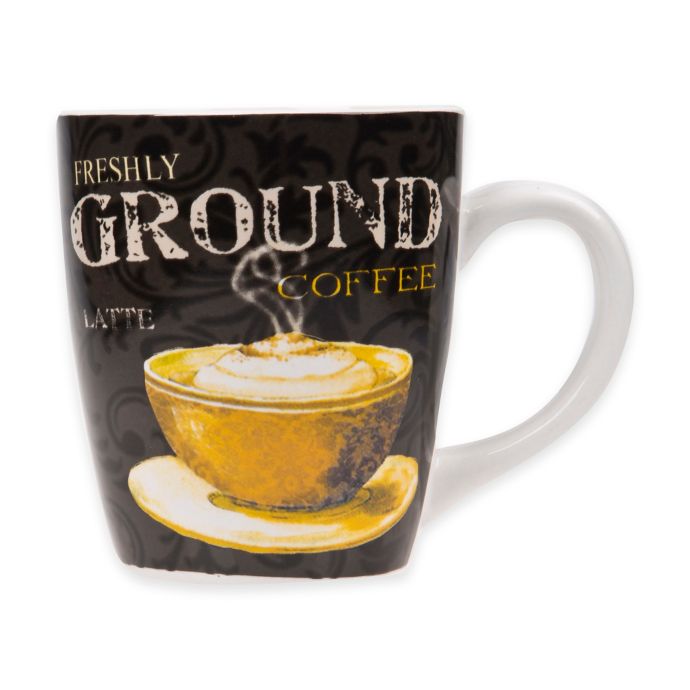 Home Essentials & Beyond "Freshly Ground Coffee" Mug | Bed Bath & Beyond