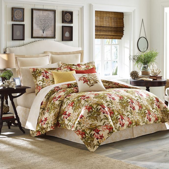 Tommy Bahama Daintree Tropic Duvet Cover Set In Ivory Bed Bath