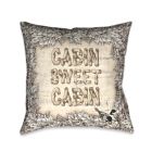 Alternate image 0 for Laural Home Cabin Sweet Cabin Reversible Throw Pillow