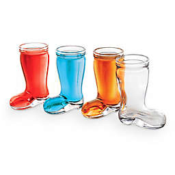 Final Touch® Mini Beer Das Boot Shot Glasses in Multi (Set of 4)