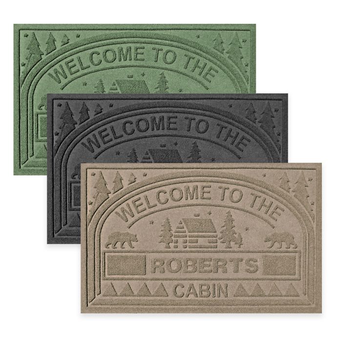 Weather Guard Welcome To The Cabin 23 Inch X 36 Inch Door Mat