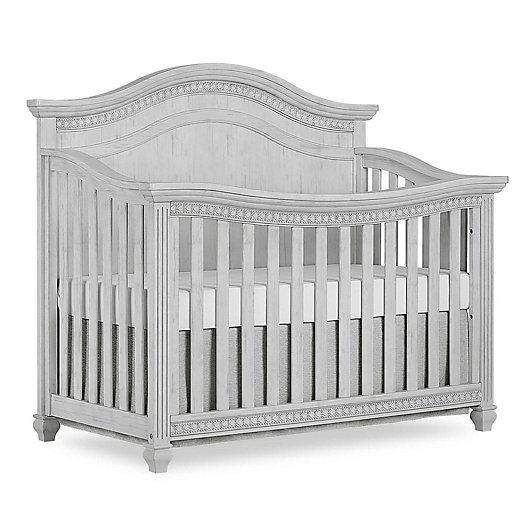 Alternate image 1 for Madison Curved Top 5-in-1 Convertible Crib in Antique Grey