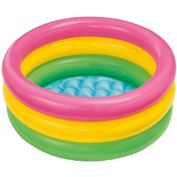 Intex&reg; Sunset Glow Inflatable Baby Pool in Yellow