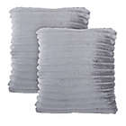 Alternate image 4 for Simply Essential&trade; 3-Piece Corduroy Throw Blanket and Throw Pillow Bundle in Alloy