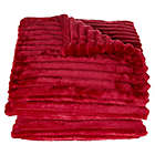 Alternate image 5 for Simply Essential&trade; 3-Piece Corduroy Throw Blanket and Throw Pillow Bundle in Red
