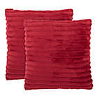 Alternate image 3 for Simply Essential&trade; 3-Piece Corduroy Throw Blanket and Throw Pillow Bundle in Red