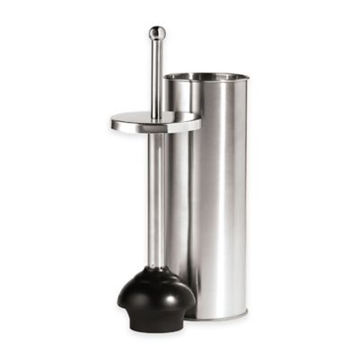 2-Piece Toilet Plunger and Holder Set 