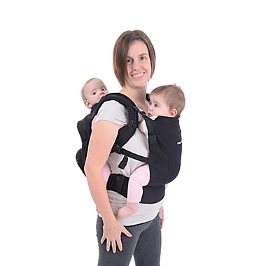 Stuff 4 Multiples Twingaroo Tandem Double Baby Carrier in Black. View a larger version of this product image.