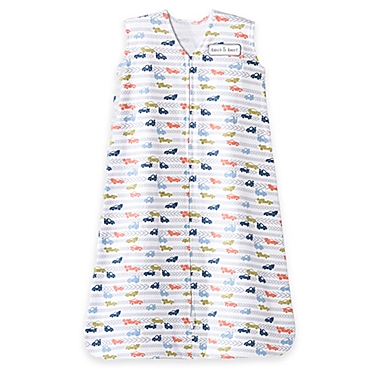 HALO&reg; SleepSack&reg; Small Racetrack Cotton Wearable Blanket in White. View a larger version of this product image.