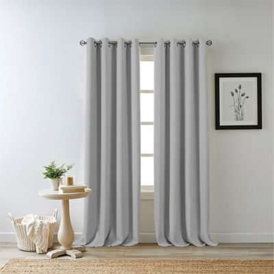 Bee &amp; Willow&trade; Hadley 63-Inch 100% Blackout Curtain Panel in Light Grey (Single)
