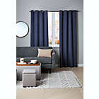 Alternate image 7 for Bee &amp; Willow&trade; Hadley 84-Inch 100% Blackout Curtain Panel in Indigo (Single)