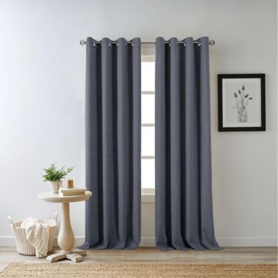 Bee &amp; Willow&trade; Hadley 120-Inch 100% Blackout Curtain Panel in Indigo (Single)