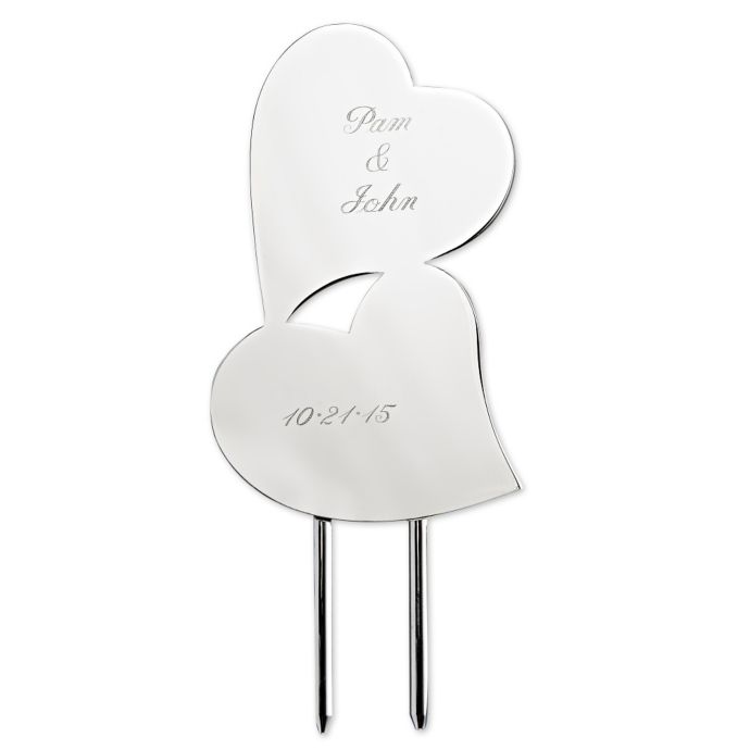 Glitter Galore Double Heart Cake Topper Bed Bath Beyond