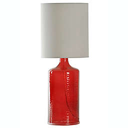 StyleCraft Glass Table Lamp with Shade