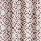 Alternate image 3 for Quinn Geo 84-Inch Grommet 100% Blackout Window Curtain Panel in Red (Single)