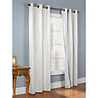 Alternate image 1 for Thermalogic&reg; Weathermate 84-Inch Double-Width Grommet Curtain Panels in White (Set of 2)