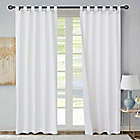 Alternate image 0 for Thermalogic&reg; Weathermate 84-Inch Double-Width Tab Top Curtain Panels in White (Set of 2)