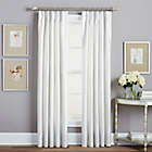 Alternate image 0 for Spellbound Pinch-Pleat 95-Inch Rod Pocket Lined Window Curtain Panel in White