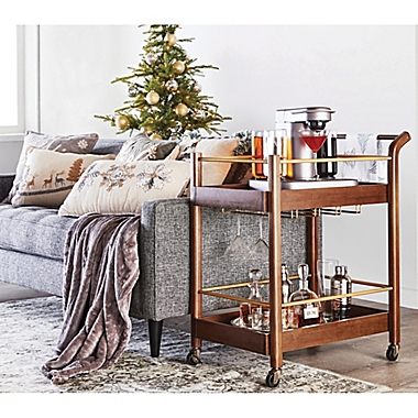 O&amp;O by Olivia &amp; Oliver&trade; Bar Cart in Walnut. View a larger version of this product image.