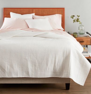 Nestwell™ Stripe Texture 3Piece Quilt Set Bed Bath and Beyond Canada