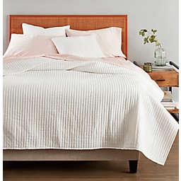 Nestwell™ Stripe Texture 3-Piece Full/Queen Quilt Set in Grey