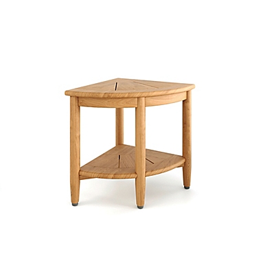 Haven&trade; Teak Corner Seat in Natural. View a larger version of this product image.