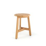 Haven&trade; Round Teak Bathroom Seat in Natural