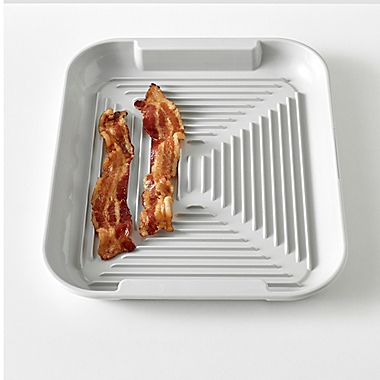 Simply Essential&trade; Microwave Bacon Grill in Beige. View a larger version of this product image.