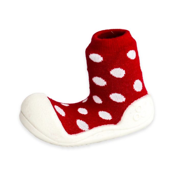 Attipas® Polka Dot Infant and Toddler Shoe in Red | buybuy BABY