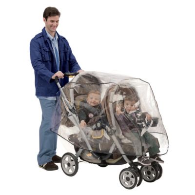 bob double stroller weather shield