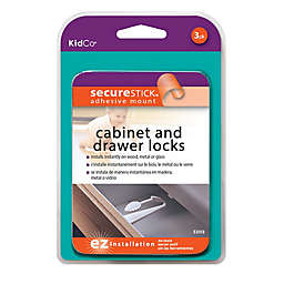 Kidco® Adhesive Mount Cabinet & Drawer Lock (3-Pack)