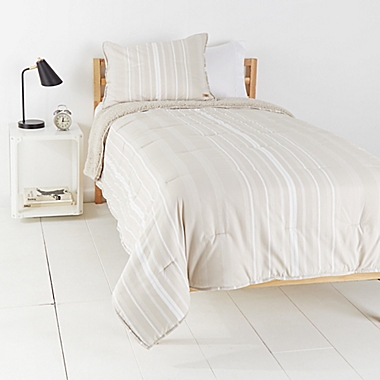UGG&reg; Devon Faux Sherpa 2-Piece Reversible Twin/Twin XL Comforter Set. View a larger version of this product image.
