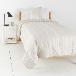 UGG® Devon Sherpa 2-Piece Twin/Twin XL Reversible Comforter Set in Shoreline Stripe