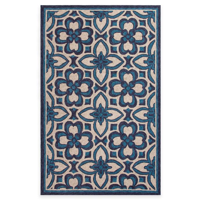 Jaipur Moroccan Floral Indoor/Outdoor Rug Bed Bath & Beyond