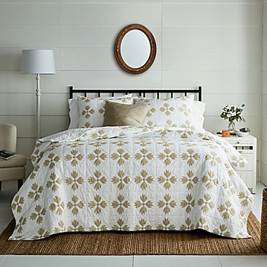 Bee &amp; Willow&trade; Quilted Diamonds 3-Piece King Quilt Set in Tan. View a larger version of this product image.