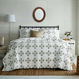 Bee & Willow™ Quilted Diamonds 3-Piece King Quilt Set in Grey
