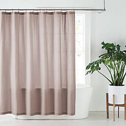 Nestwell™ 72-Inch x 72-Inch Solid Hemp Shower Curtain in Shadow Grey