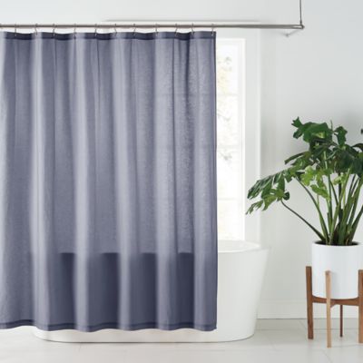 Nestwell&trade; 72-Inch x 98-Inch Solid Hemp Shower Curtain in Folkstone Grey