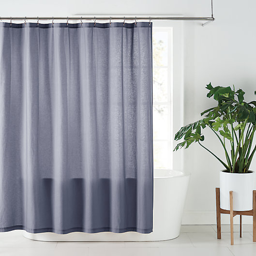 Alternate image 1 for Nestwell™ 72-Inch x 98-Inch Solid Hemp Shower Curtain in Folkstone Grey