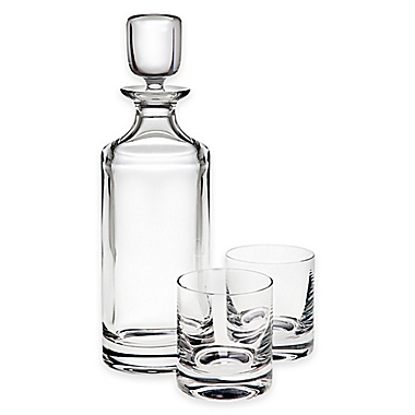 Top Shelf Pure 3-Piece Lead Crystal Decanter Set. View a larger version of this product image.