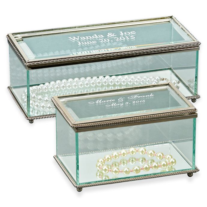 Rectangular Glass Keepsake Box Bed Bath and Beyond Canada