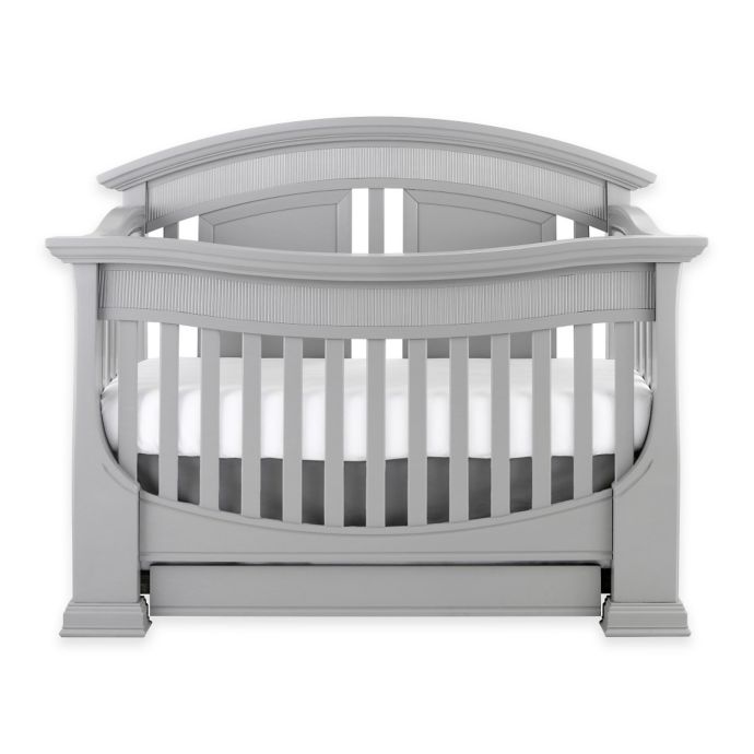 Baby Appleseed Chelmsford 4 In 1 Convertible Crib In Moon Grey