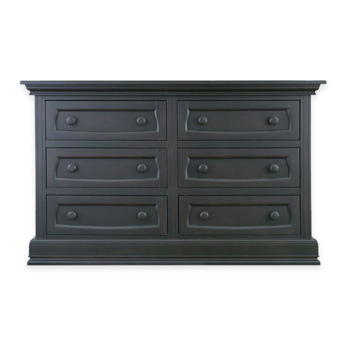 Baby Appleseed 6 Drawer Double Dresser In Slate Bed Bath Beyond