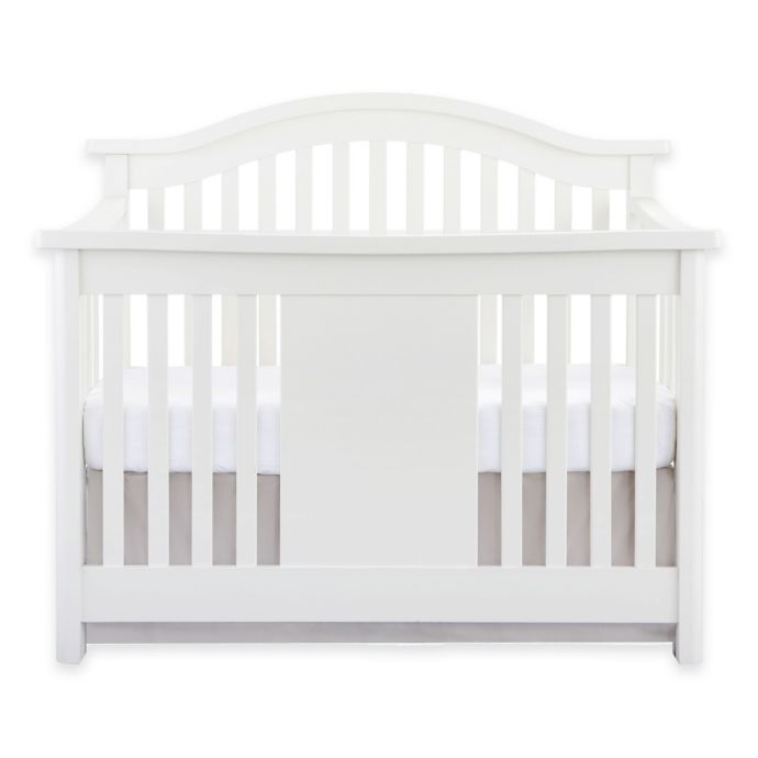 Baby Appleseed Stratford 4 In 1 Convertible Crib In Pure White