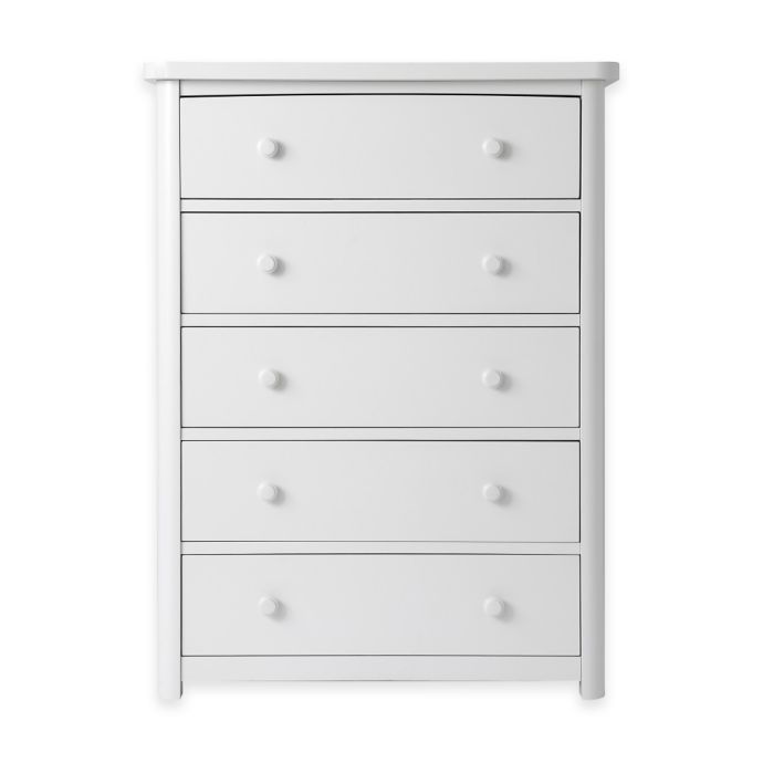 Baby Appleseed Stratford 5 Drawer Chest In Pure White Buybuy Baby