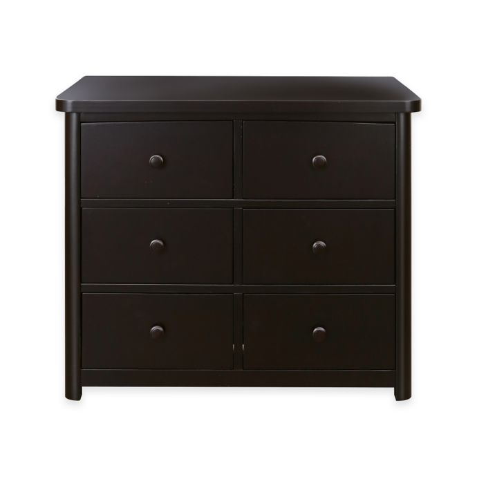 Baby Appleseed Stratford 6 Drawer Double Dresser In Espresso