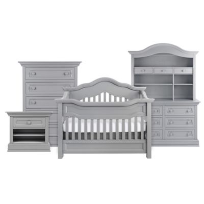 grey convertible crib