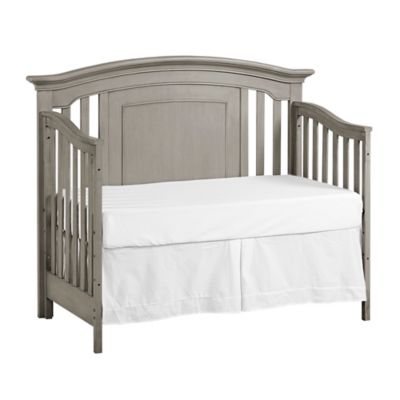 kingsley brunswick crib ash grey