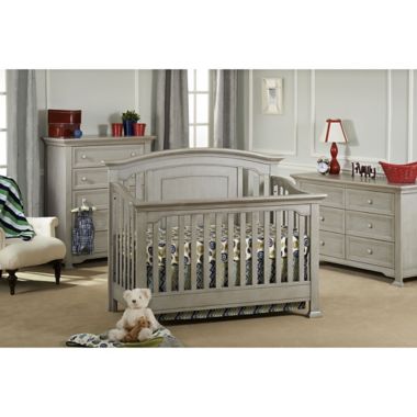 Munire Kingsley Brunswick 4-in-1 Convertible Crib in Ash Grey. View a larger version of this product image.