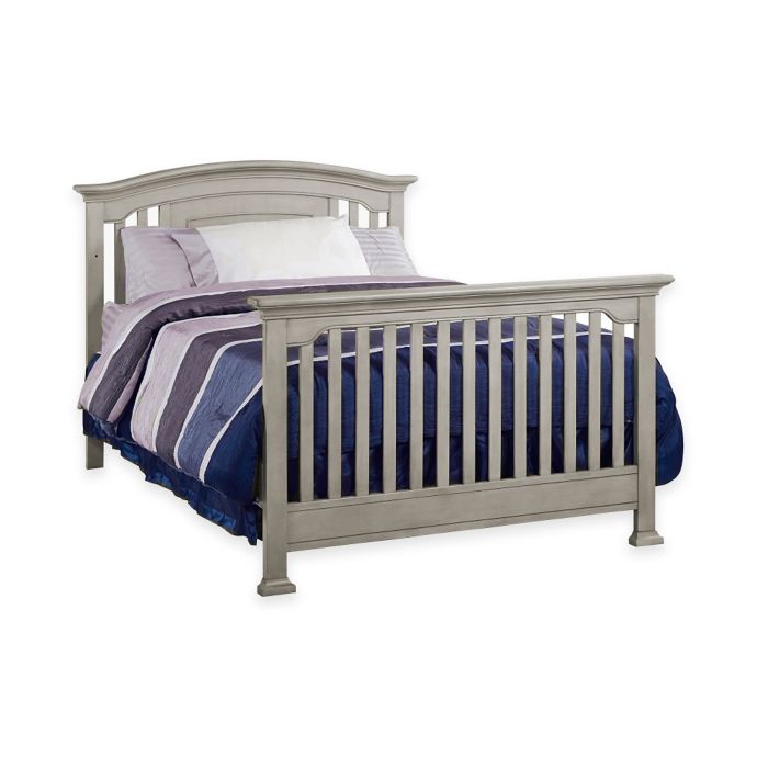 Kingsley Brunswick Full Size Bed Rails In Ash Grey Bed Bath Beyond